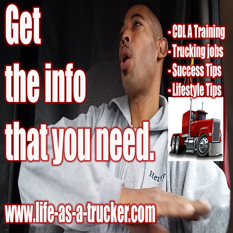 Trucker Success Coaches at Life-as-a-trucker.com give you the info and insight that you need to make trucking a successful career.
