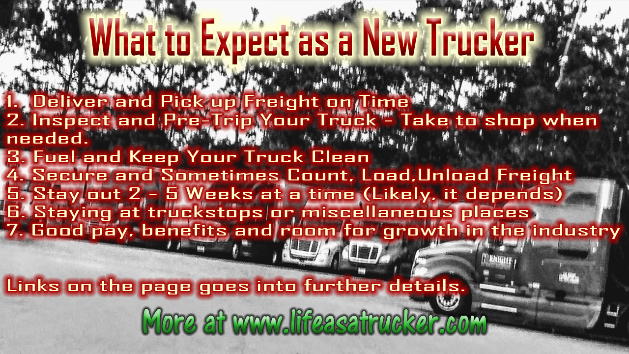 What to Expect as a Truck Driver
