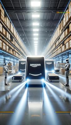 Robots unload. Trucks roll in. Humans? Just watching