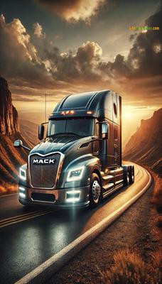 If freedom had wheels, it’d look like this. Mack’s ‘Pioneer’ — built for the climb and the cruise.