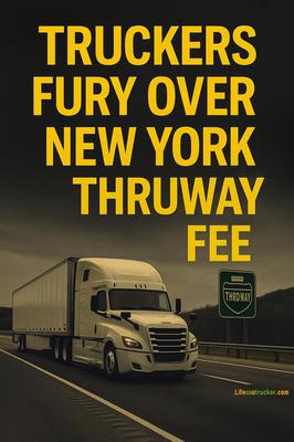 🚨 Trucker Fury Over New York’s Backdoor Thruway Fee – What They’re Not