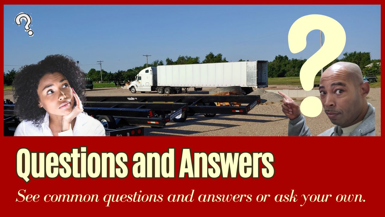 Common questions about trucking life and jobs