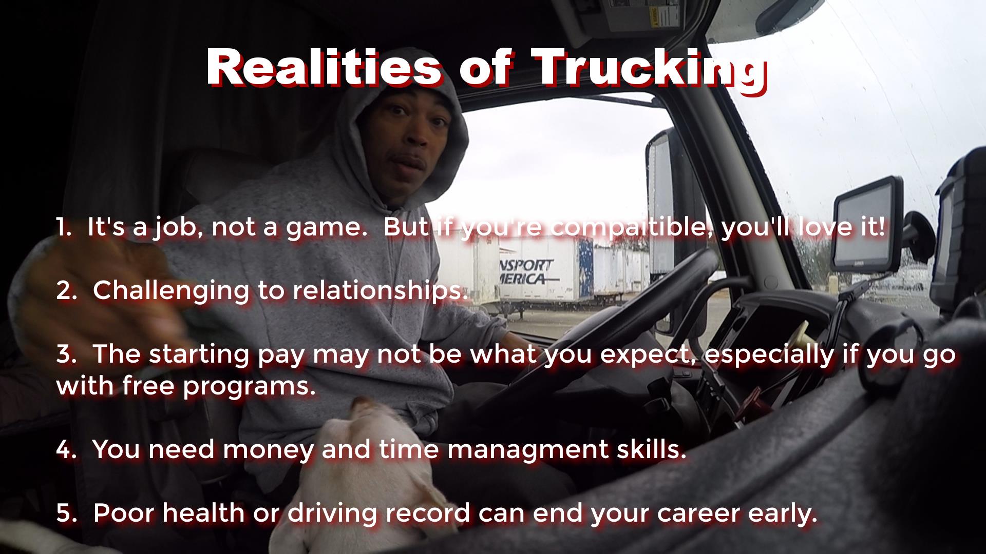 Realities of Trucking OTR