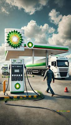 TRUCKERS MOVE ON. BP MOVES BACK.