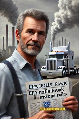  One man. One truck. One headline that could change everything. The rollback may be political—but the impact is deeply personal.