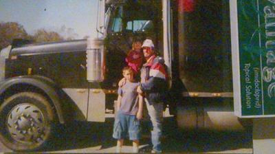 me and  two of my children about 10 years ago 