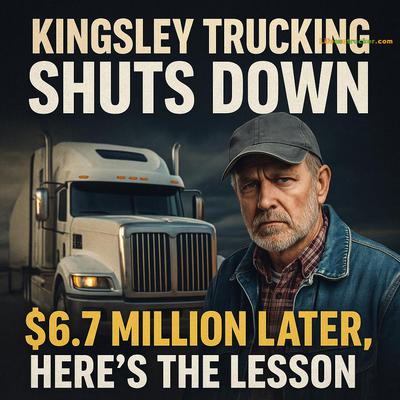$6.7 Million Gone. Kingsley Trucking Shuts Down.