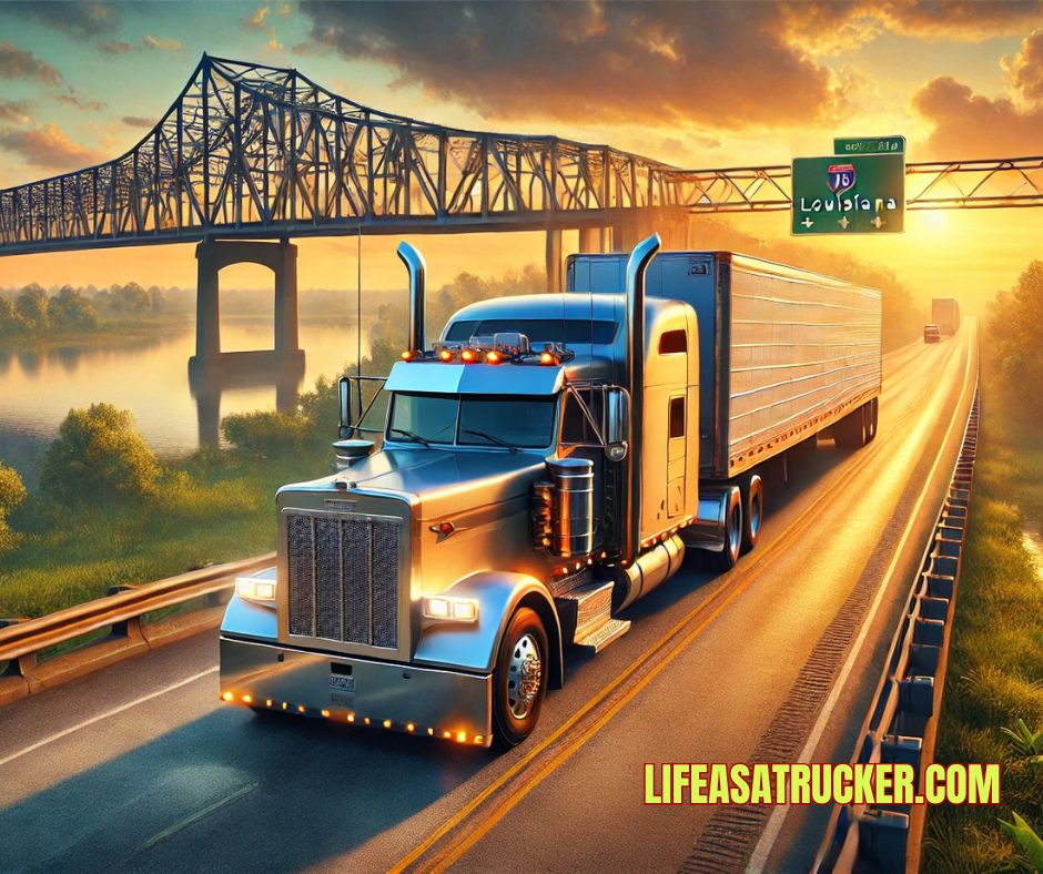 Bridges, bayous, and the open road—trucking through the heart of Louisiana