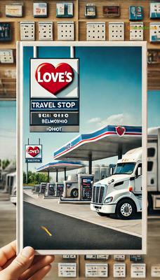 Fuel, food, and a fresh place to park. Belmont’s Love’s got your back