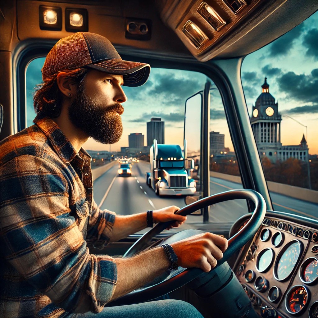 Rolling down Mississippi’s highways, this trucker navigates the Magnolia State’s roads with skill and determination