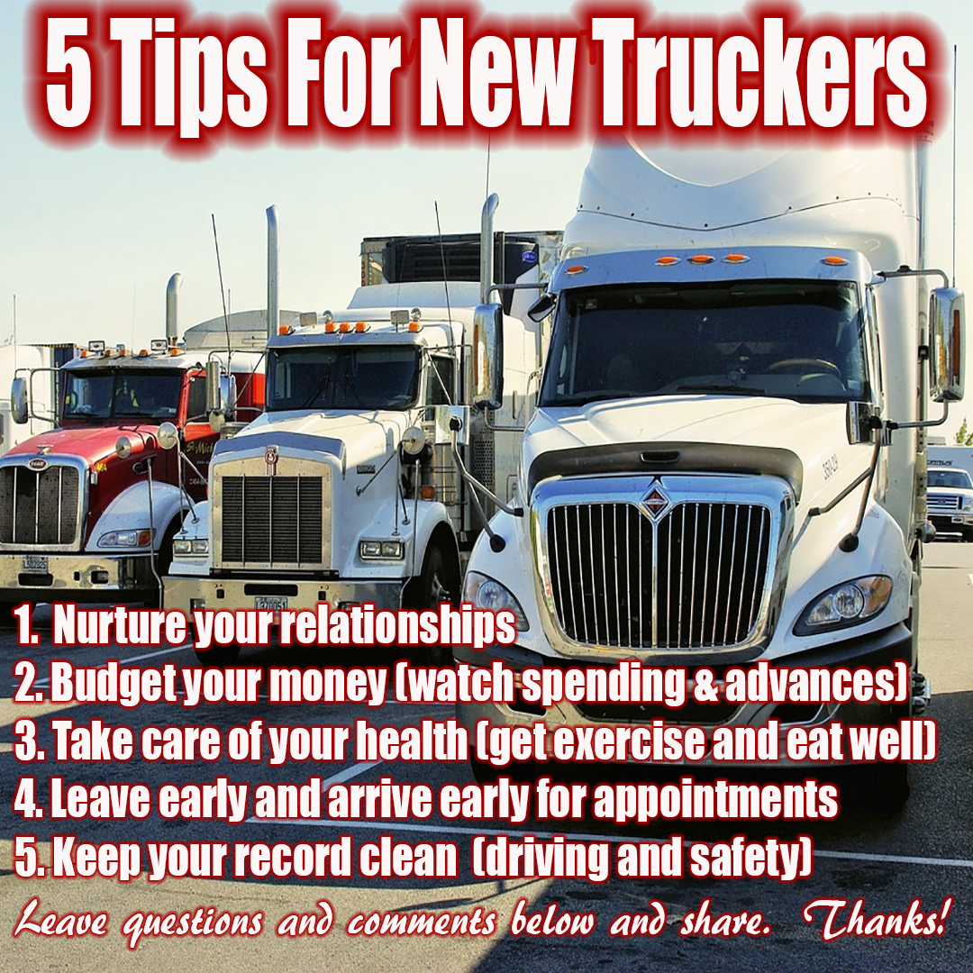 5 Trucking tips for new drivers