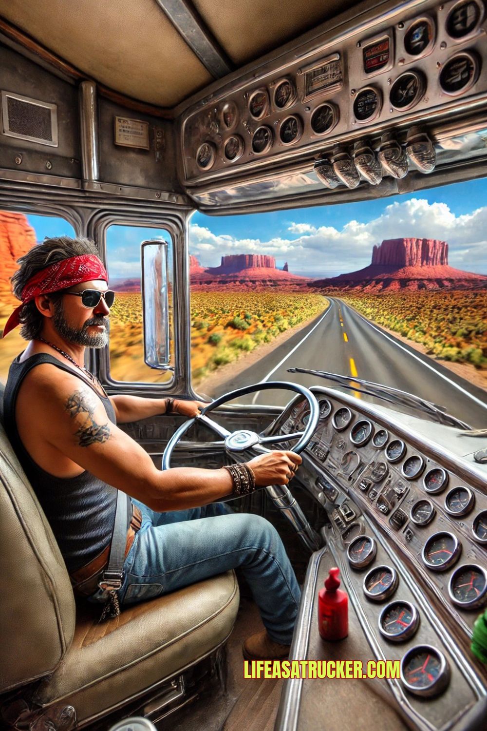 Eyes on the horizon, sun on the dash. Every mile in New Mexico tells a story.