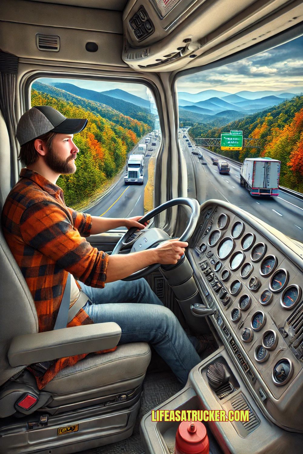 Behind the wheel in the heart of the Carolinas—balancing the beauty and the business of trucking.