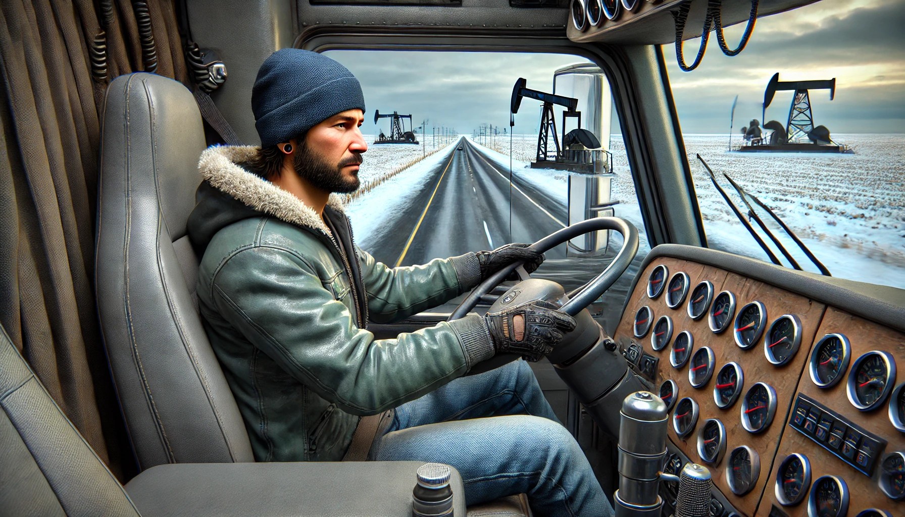 Endless roads, freezing winds, and freight to move. Welcome to North Dakota trucking