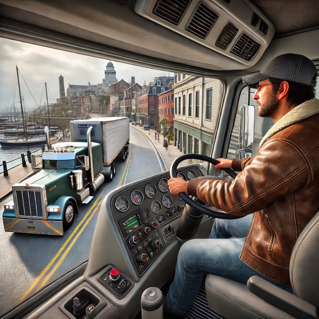 Big rig, small streets—trucking Rhode Island takes finesse, patience, and a whole lot of grit.