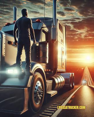 Rolling Strong! The open road isn’t just a job—it’s a way of life. Would you trade a desk for this view? 
