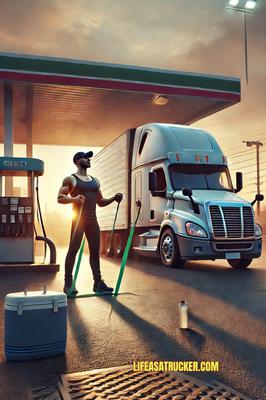 This is what trucker health looks like in 2025. No gym? No problem.