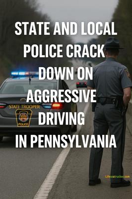 State and local officers unite to crack down on reckless driving behavior across Pennsylvania roads