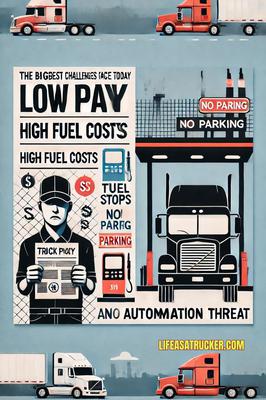 Trucking in 2025: Pay Cuts, No Parking, and the Rise of Automation 