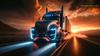 Before the world wakes up… the road calls. Mack’s ‘Pioneer’ is already halfway to destiny