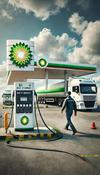 TRUCKERS MOVE ON. BP MOVES BACK.