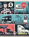 Truckers’ Toughest Battles: Low Pay, Fuel Costs, Parking & Automation