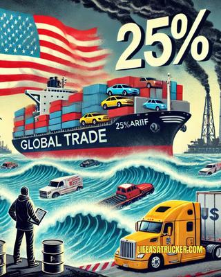 Imported cars just got 25% more expensive. Is this a win for American trucking—or a warning sign for freight haulers?