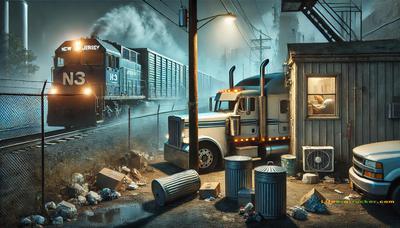 New Jersey: If the trains don’t wake you, the trash trucks will