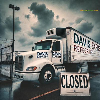 After 44 years on the road, Davis Express hits the brakes for good. One last parked truck… one big legacy.