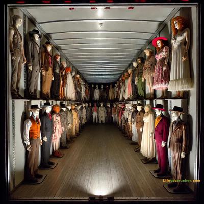 Opened the trailer… and they were all just sitting there. Facing me. In full costume.