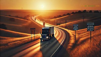 End of the day, end of the detours. The new Highway 20 bypass makes it a smoother ride into the sunset.