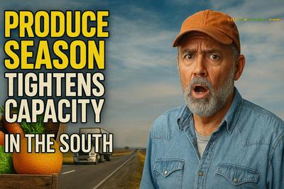 Southern freight lanes are heating up! Produce season is in full swing and trucks are in short supply — rates are rising and competition is fierce