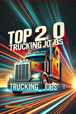 Top 20 Trucking Jobs pin