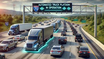 When tech meets traffic: automated truck platoons now rolling with the rest of us on I-70.
