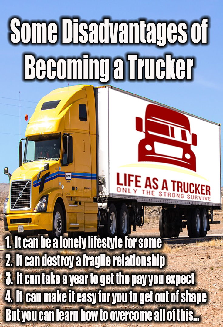 Some challenges of the trucking lifestyle