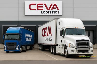 Side by side: Ceva Logistics and Borusan Tedarik trucks represent a new era of supply chain strength after a $400 million merger.