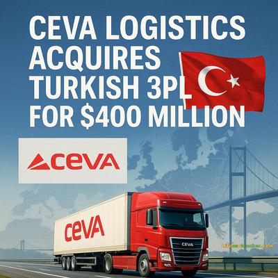 Ceva Logistics makes a $400 million power move, expanding its global footprint with the acquisition of Turkish 3PL giant Borusan Tedarik