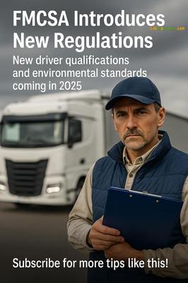 Driver qualifications and environmental rules are changing fast. Know the new standards before you hit the road.