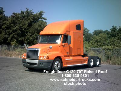 Schneider Used Organge Freightliner