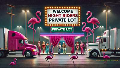 Private Lot’ had a whole new meaning. I ain’t parked since without checking for flamingos first.