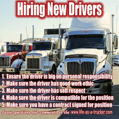 Hiring Good Drivers Can Be Challenging