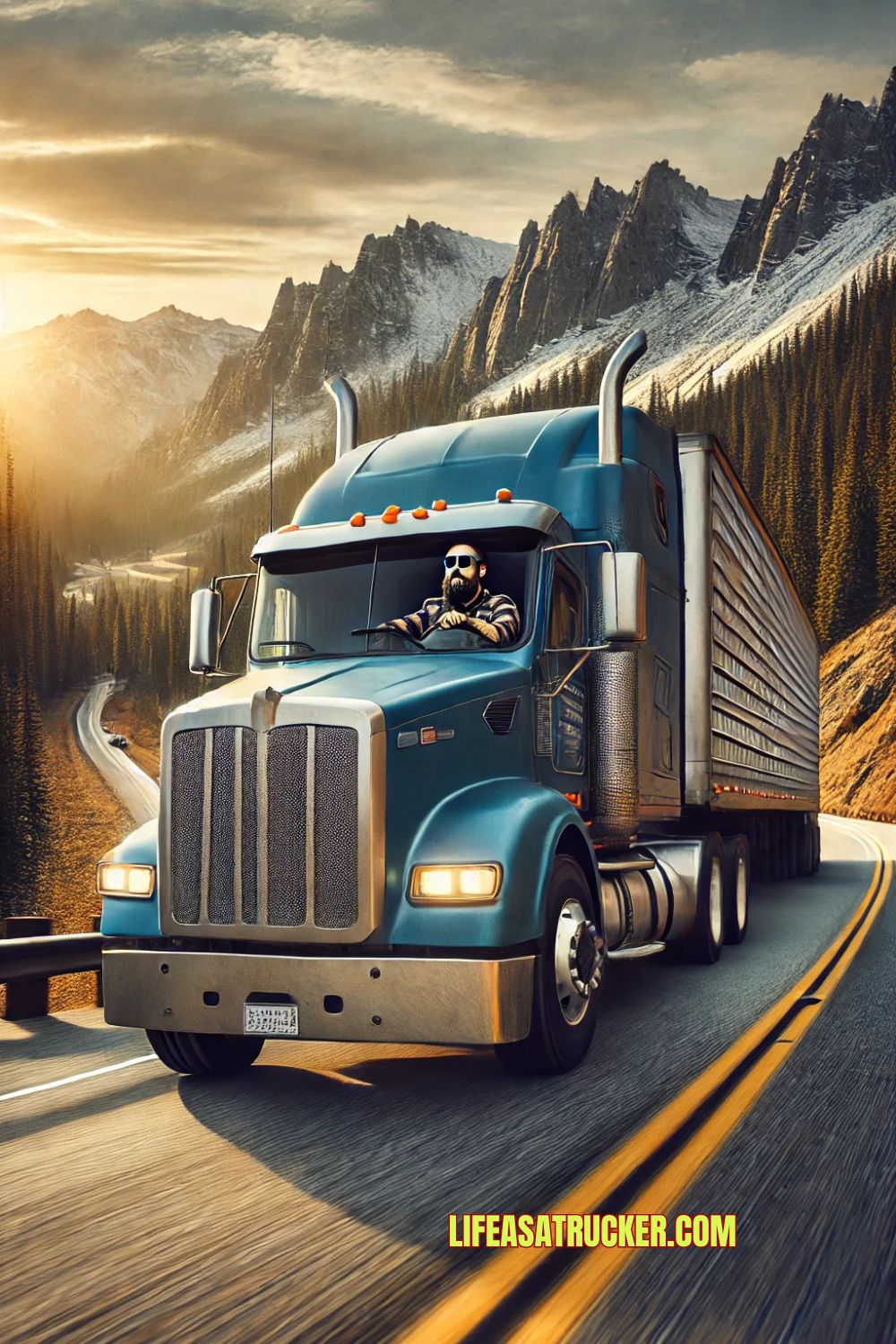 Behind the wheel of adventure—an Idaho trucker