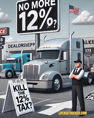 That 12% tax on new trucks? It’s been bleeding drivers dry for over a century. A new bill could finally shut it down. You in? 