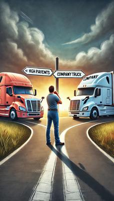 Lease for potential profit or stay a company driver for stability? Which road would you take?lease for potential profit or stay a company driver for stability? Which road would you take?