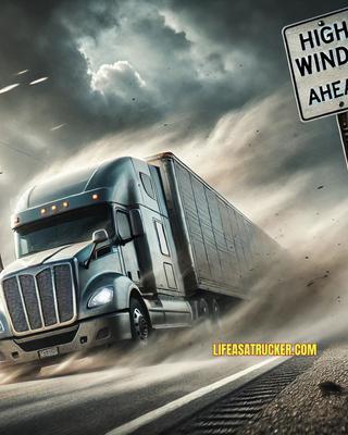 High Winds, Empty Trailer… Disaster Waiting to Happen?