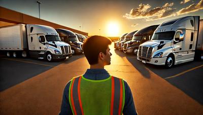 The Road Ahead: LISD’s CDL students prepare for a future in the trucking industry as the sun sets on their training facility