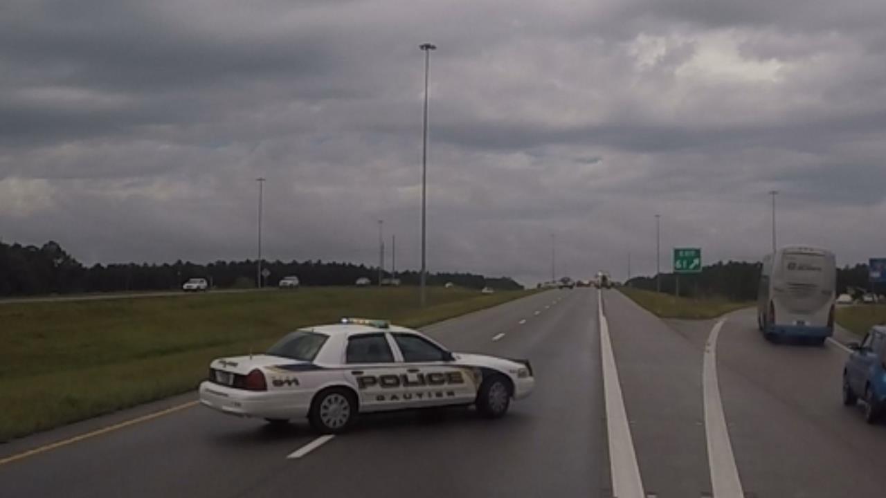 Accidents happen.  This multi car caused the interstate to be shut down.