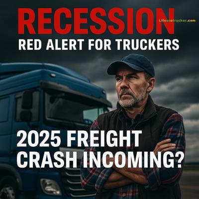 When freight dries up, drivers feel it first. New tariffs could trigger a recession that hits trucking hard in 2025. Stay ready