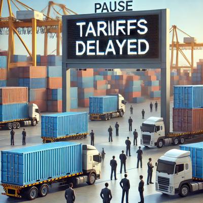 Tariffs on pause, but tension still high. Freight’s moving… for now.