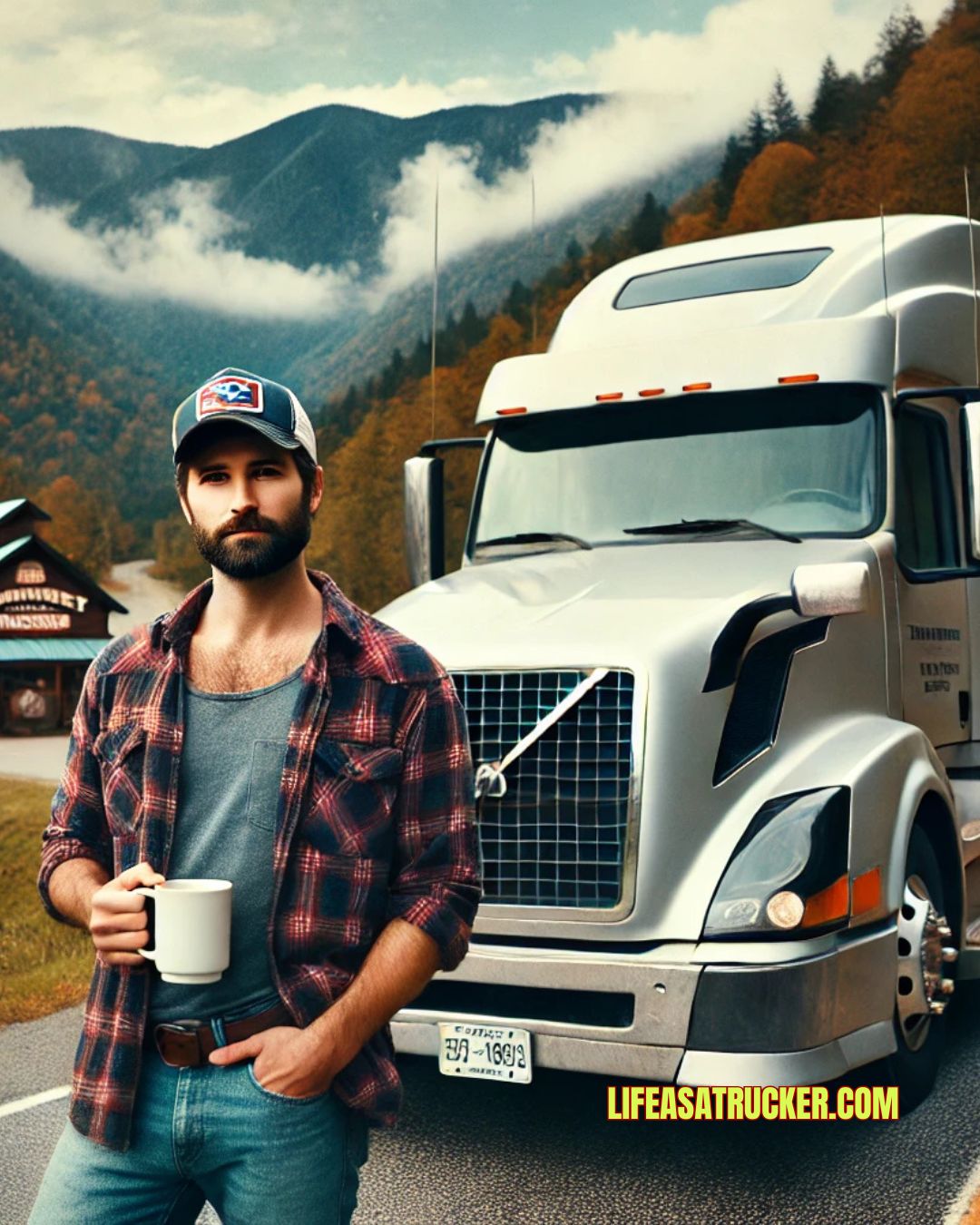 Smoky Mountain grit and Southern pride—this trucker’s got diesel in his veins and Tennessee in his heart.